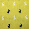 AS44405 Cotton Print With Bunny Print Blonde Yellow 1