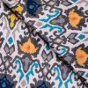 AS44420 Linen Prints With Multicolor Grey Based Pattern White 2