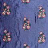 AS44476 Heavy Embroidery With Pink Flowers Admiral Blue 1