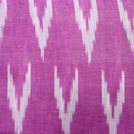 AS44704 Cotton Ikkat With Patterns Purple 1