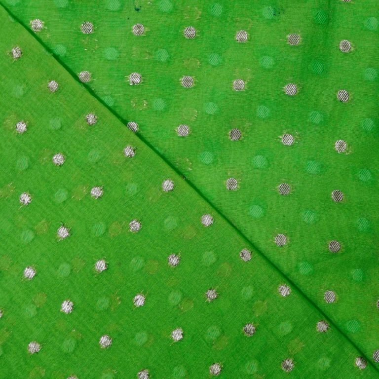 AS44722 Chanderi Butti With Round Butti Forest Green 2