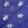 AS44724 Chanderi Butti With White Floral Butti Cobalt Blue 2
