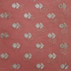AS44732 Chanderi Butti With Floral Butti Crepe Pink 1