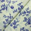 AS44743 Mal Cotton With Blue Pattern White 2