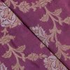 AS44753 Banarasi Brocade With Golden White Floral Pattern Mauve Purple 2