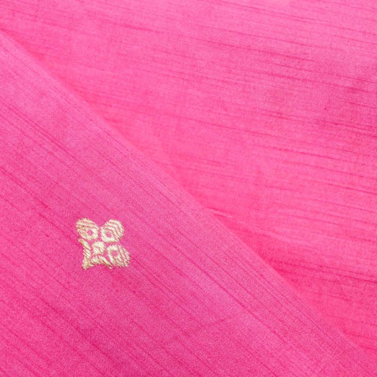 AS44772 Banarasi Brocade With Three Petalled Pattern Pink 2