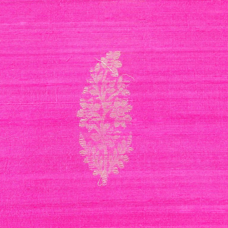 AS44773 Banarasi Brocade With Floral Brocade Fuchsia Pink 1