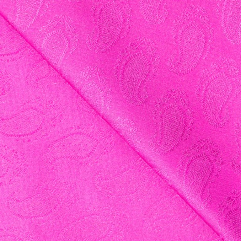 AS44774 Banarasi Brocade With Keri Pattern Fuchsia Pink 2