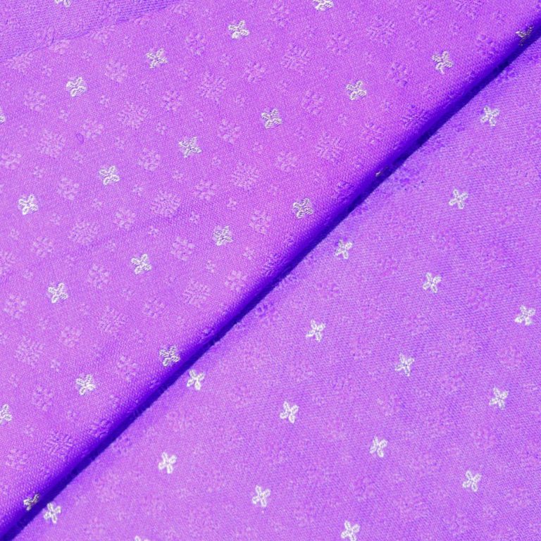 AS44779 Banarasi Brocade With X Shaped Butti Light Purple 2