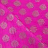 AS44798 Banarasi Brocade With Floral Butti Fuchsia Pink 2