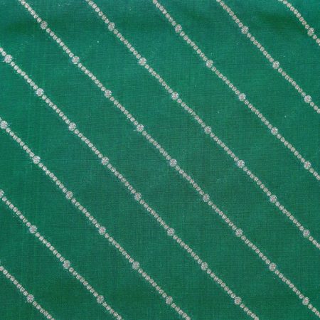 AS44870 Pure Banarasi With Lining Patterns Dark Green 1