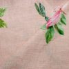 AS45067 Linen Prints With Floral Print Light Pink 2