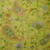 AS45087 Heavy Embroidery On Silk With Keri Design Lemon Yellow 1