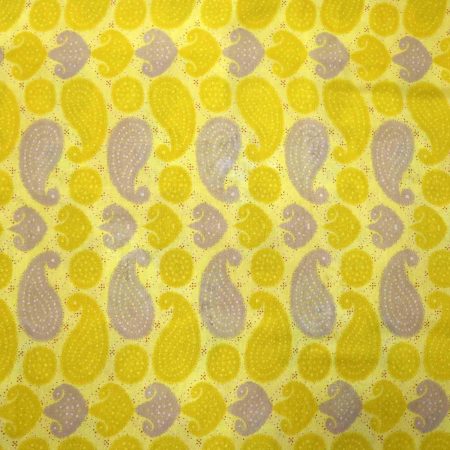 AS45213 Modal Silk Prints With Keri Pattern Yellow 1