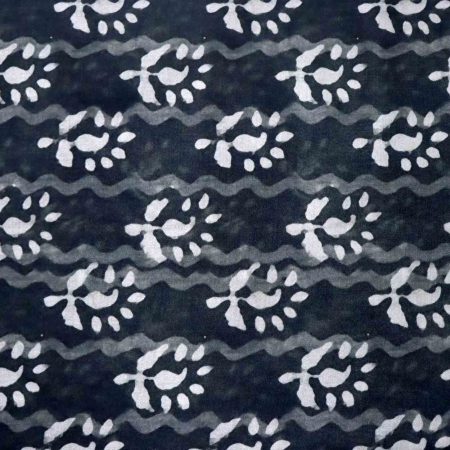 AS45219 Modal Silk Prints With White Keri Pattern Grey 1