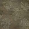 AS45345 Pure Dyeable Munga With Golden Leaf Pattern Brown 1