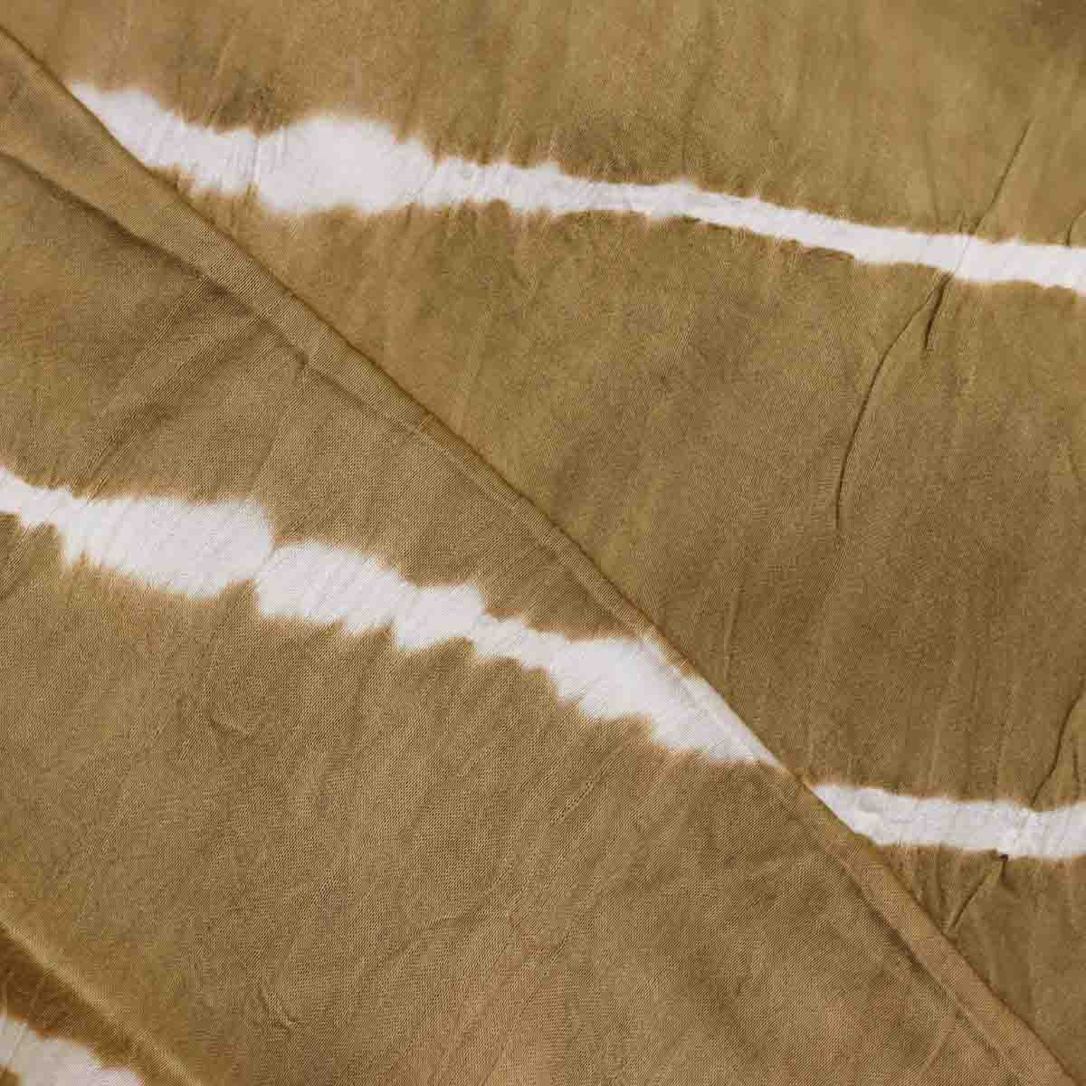 Modal Silk Lehriya Pattern Brown