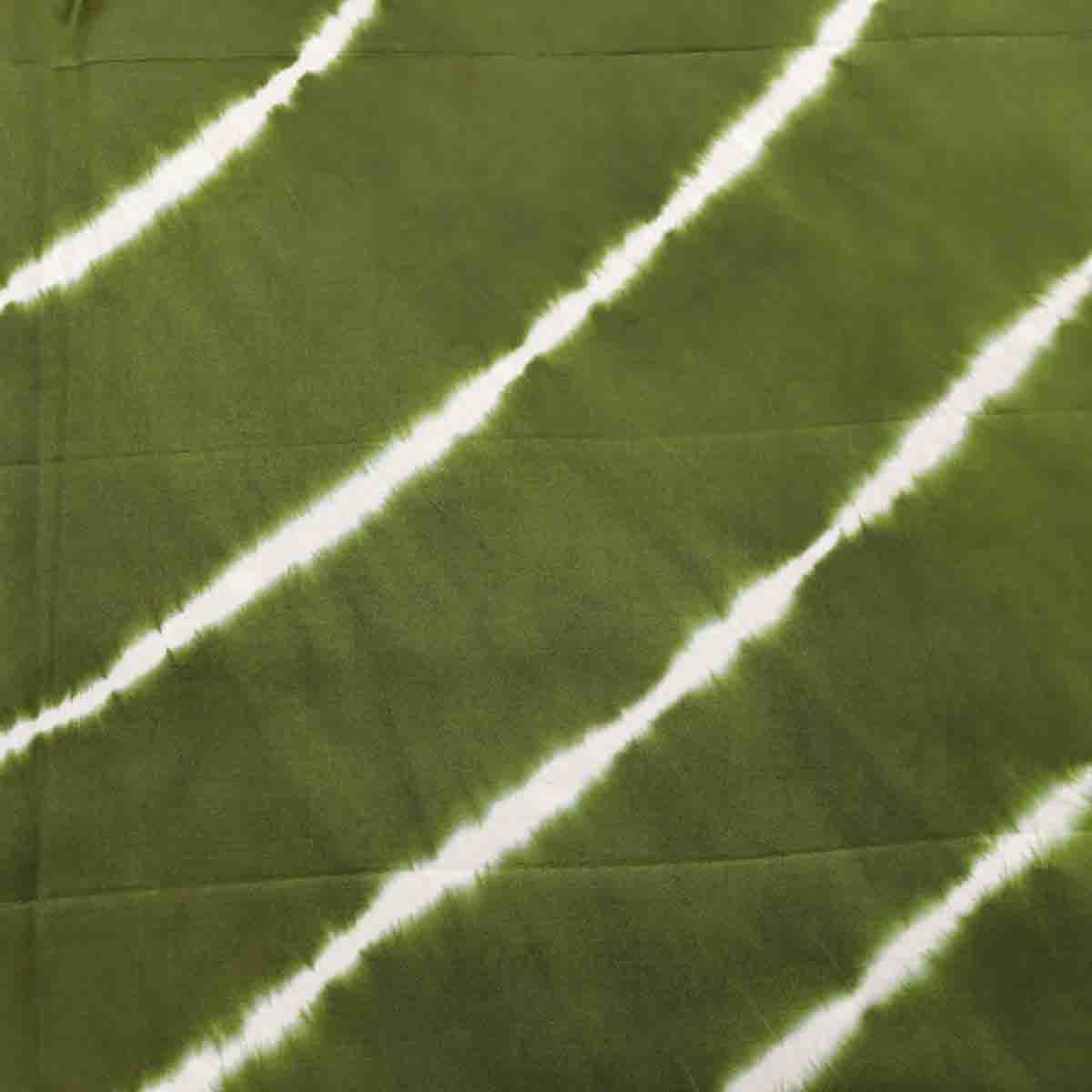 Modal Silk Lehriya Pattern Green