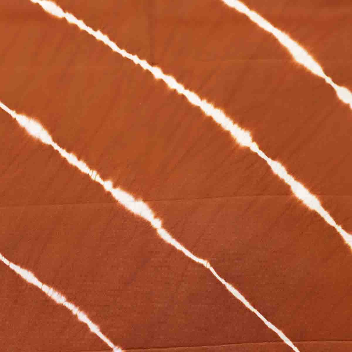 Modal Silk Lehriya Pattern Light Orange