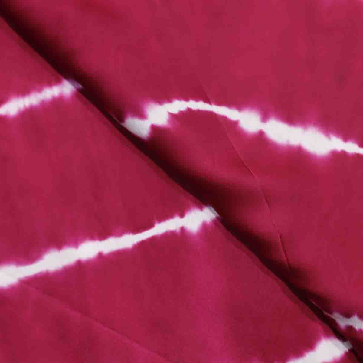 Modal Silk Lehriya Pattern Pink (2)