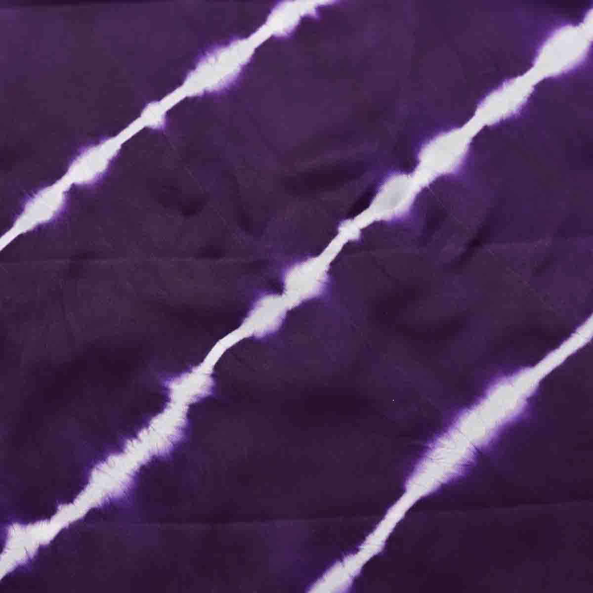 Modal Silk Lehriya Pattern Purple