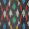 Exclusive Black Pure Handloom Silk Ikat With Multicolor Designed Fabric 2