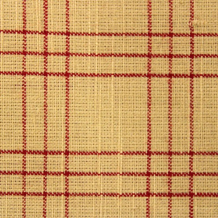 Pure Handloom Cotton With Highlighted Linear Chex Beige 2