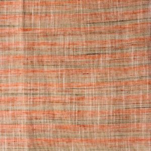Pure Handloom Cotton With Highlighted Lining Cantaulope Orange 1