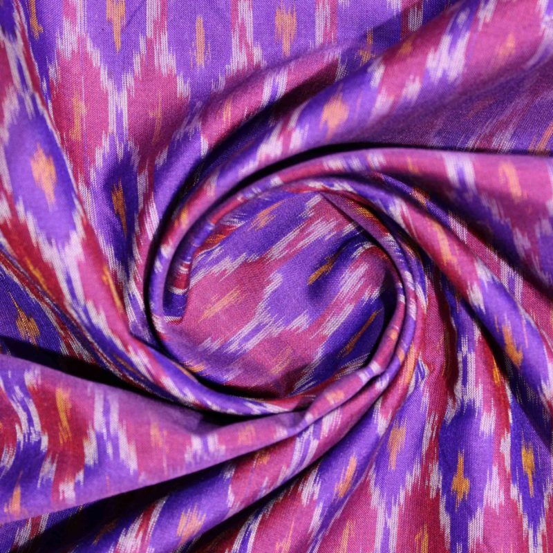 AS43640 Sico Silk Ikkat With Leaf Shape Cornflower Orchid Purple 3.jpg