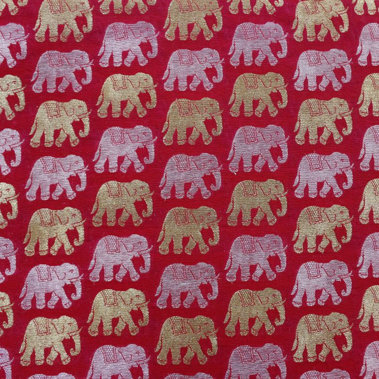 AS45012 Banarasi With Elephant Pattern Red 1.jpg