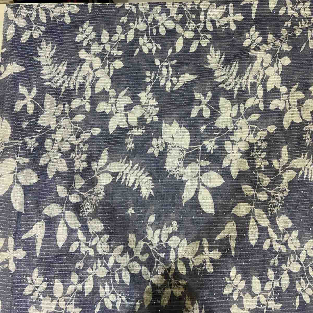 Kota Checks Prints With Sequence Embroidery  Purple (2)